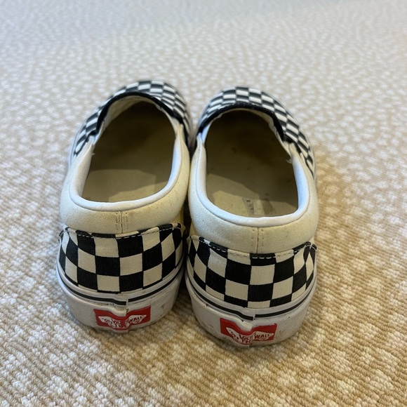 Black and White Checkerboard Vans - Picture 5 of 6